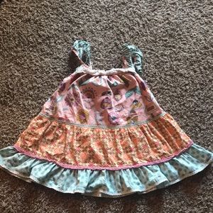 Matilda Jane Multi Colored Tunic Dress Block Style Patterns